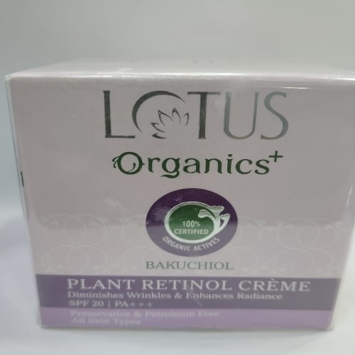 Plant retinol creme