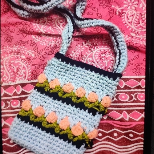 Boho Bloom Crochet Bag