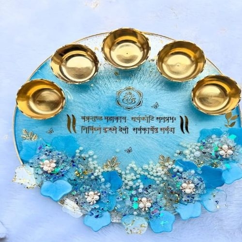 Resin Pooja Thali