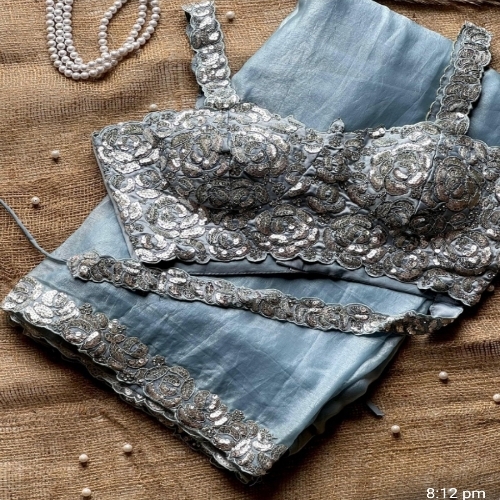 Sequins  sari