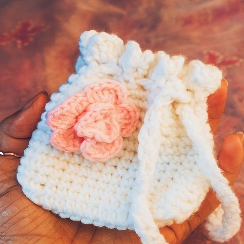 White Crochet Handbags