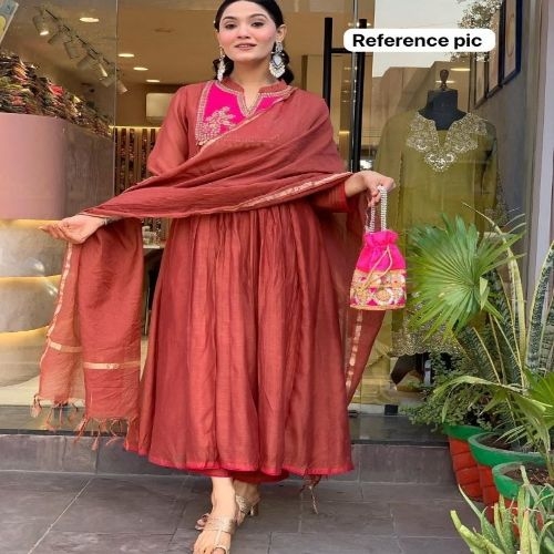 Jaipuri cotton kurti pant Dupptta sets