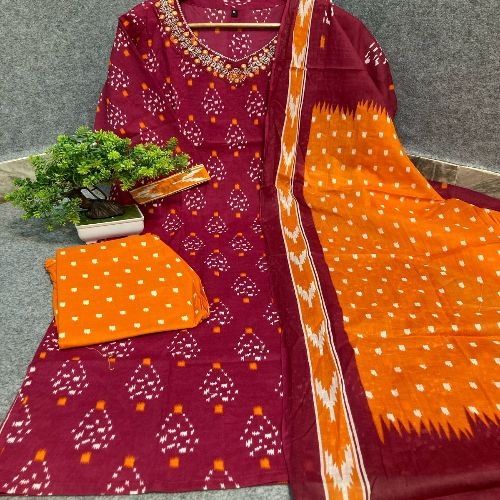 Embroidery work suit